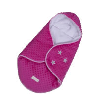 Lovely Stars Sleeping Bag: Pink Minky