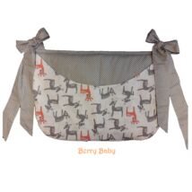 SMILE Diaper Storage: Deers+ Small Gray Dots
