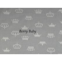 BASIC Cotton Sheet 60x120 cm: Gray Crown