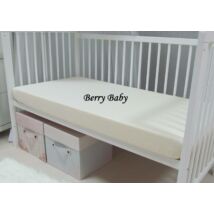 FLANNEL Sheet for 70x140 cm Baby Bed: Cream