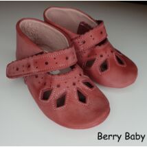 Baby Leather Shoes: Rose Lacy  Size 17