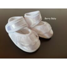 Baby Christening Satin Shoes Size 1 (Girls)