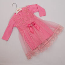 Little girl dress for events: for 1,5 year old babies- Rose