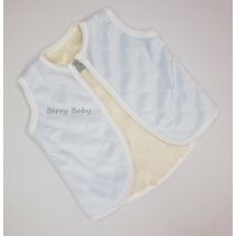 Berry Baby wellsoft  vest- FUrry Inside Blue 6-12 months