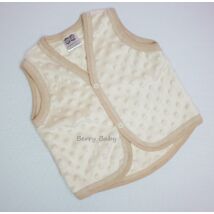 Berry Baby wellsoft  vest- Hazelnut minky 6-12 months