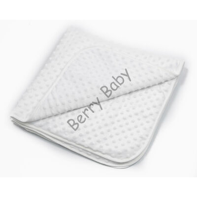 Minky Baby Blankets 84x84 cm: White