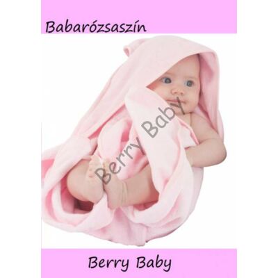Terry Hooded Towel 75 x 75 cm: Rose