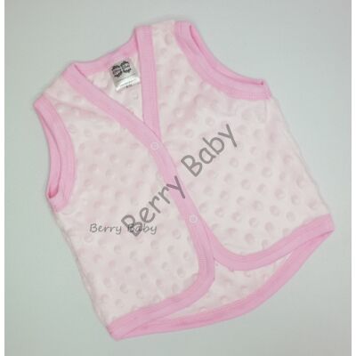 Berry Baby Wellsoft Vest- Rose minky 2-3 years